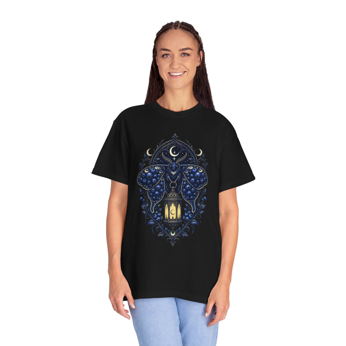 Gothic Blueberry Moth Graphic Tee