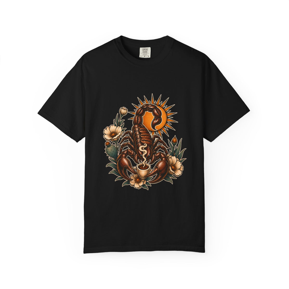 Tattoo Flash Espresso Scorpion Graphic Tee