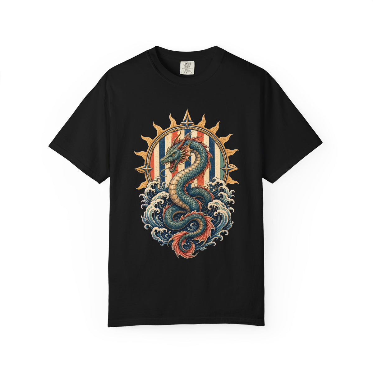 Deck Chair Sea Serpent Crest T-Shirt Graphic