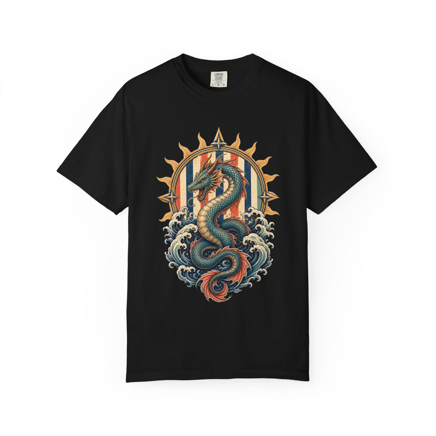 Deck Chair Sea Serpent Crest T-Shirt Graphic