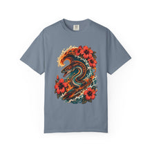 Hibiscus Lava Eel Surfer Graphic Tee