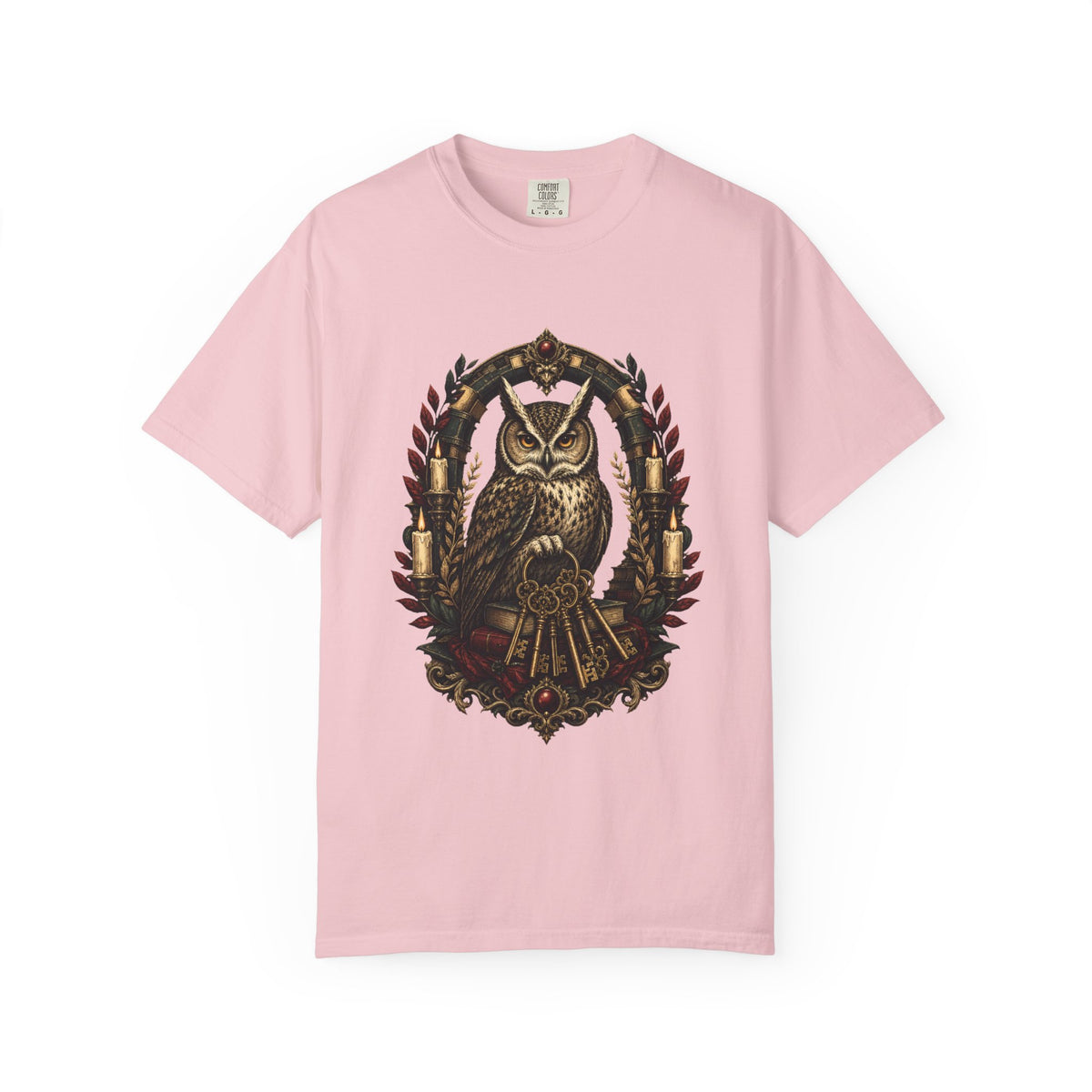 Dark Academia Owl Keymaster Graphic Tee