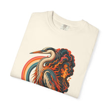 Deck-Stripe Volcano Heron Graphic Tee