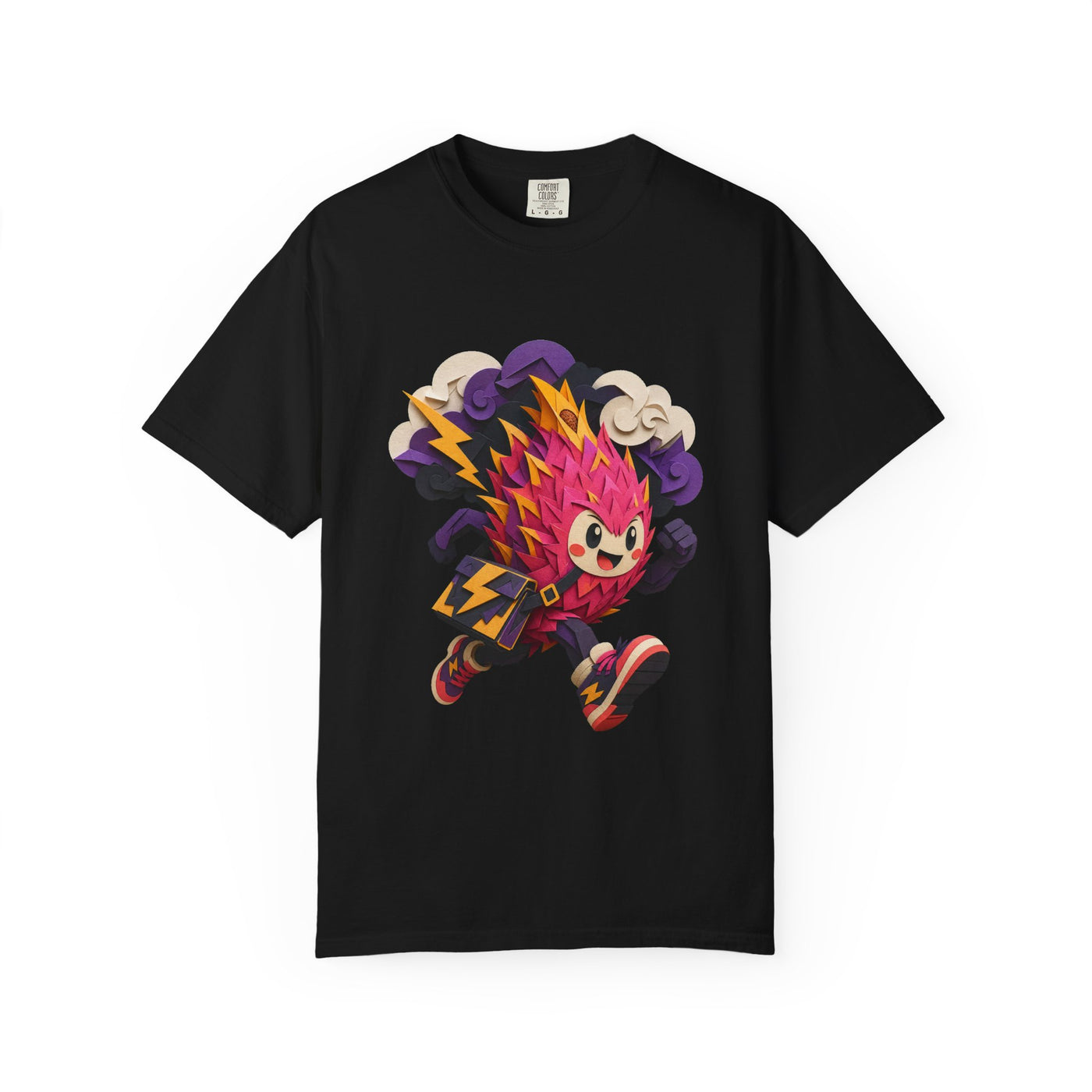Paper Cut Thunderfruit Courier T-Shirt Graphic