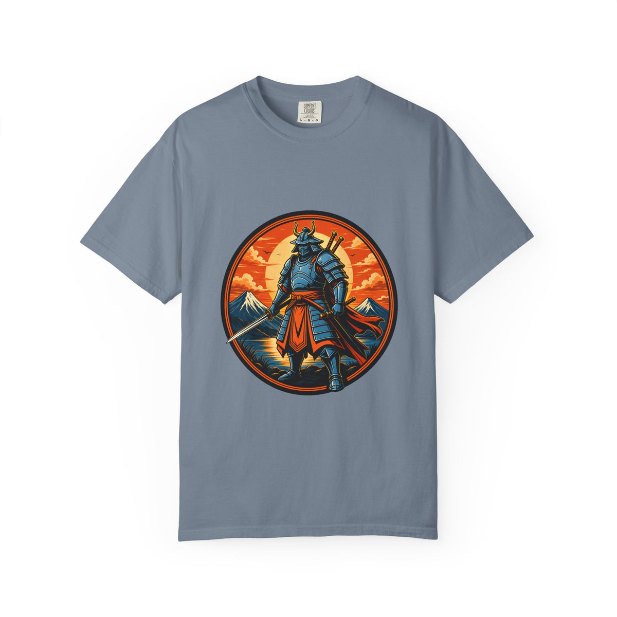 Sunset Samurai Crest T-Shirt Graphic