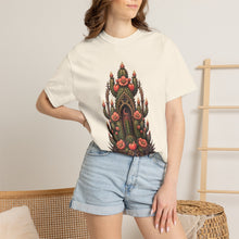 Gothic Peach Cactus Shrine Graphic Tee