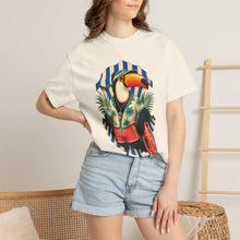 Cabana Stripe Toucan Lifeguard Graphic Tee