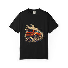 Burnt Orange Gravel Drift Wagon Graphic Tee