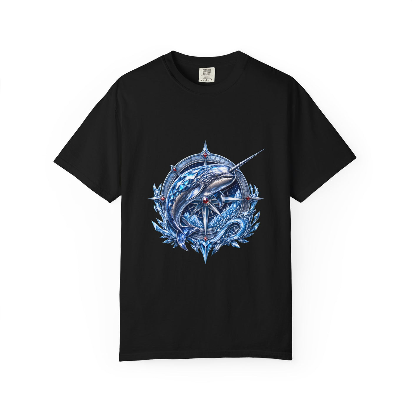 Glacier Chrome Narwhal Compass Graphic Tee