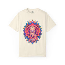 Psychedelic Dahlia Axolotl Graphic Tee