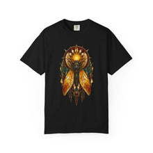 Stained Glass Cicada Sun Relic Graphic Tee