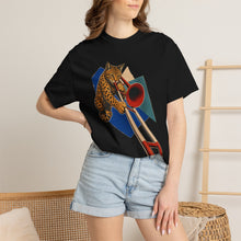 Bengal Cat Trombone Hard-Bop Collage Graphic Tee