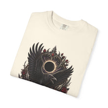 Gothic Raven Eclipse Rose T-Shirt Graphic