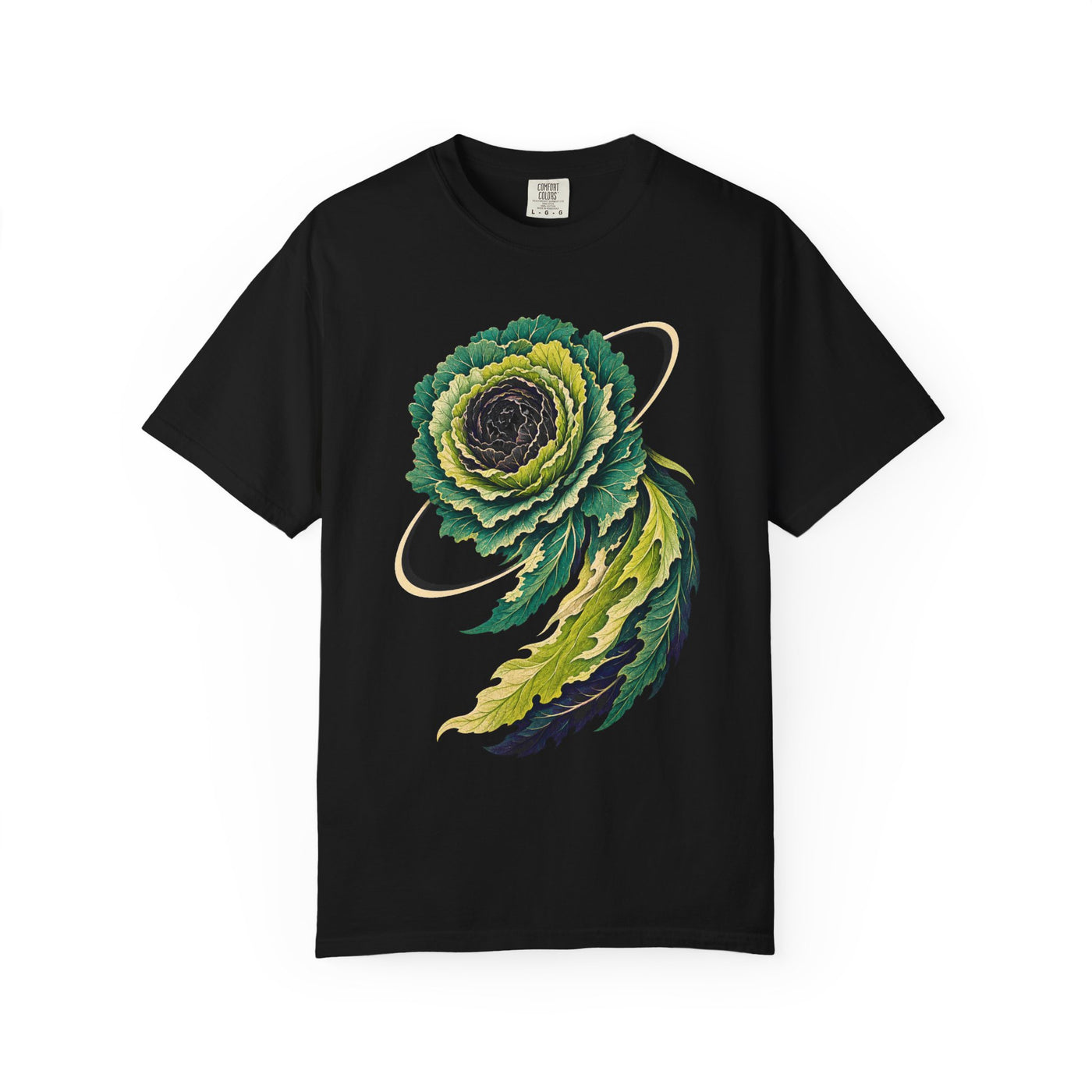 Cabbage Comet Botanical Rosette Graphic Tee