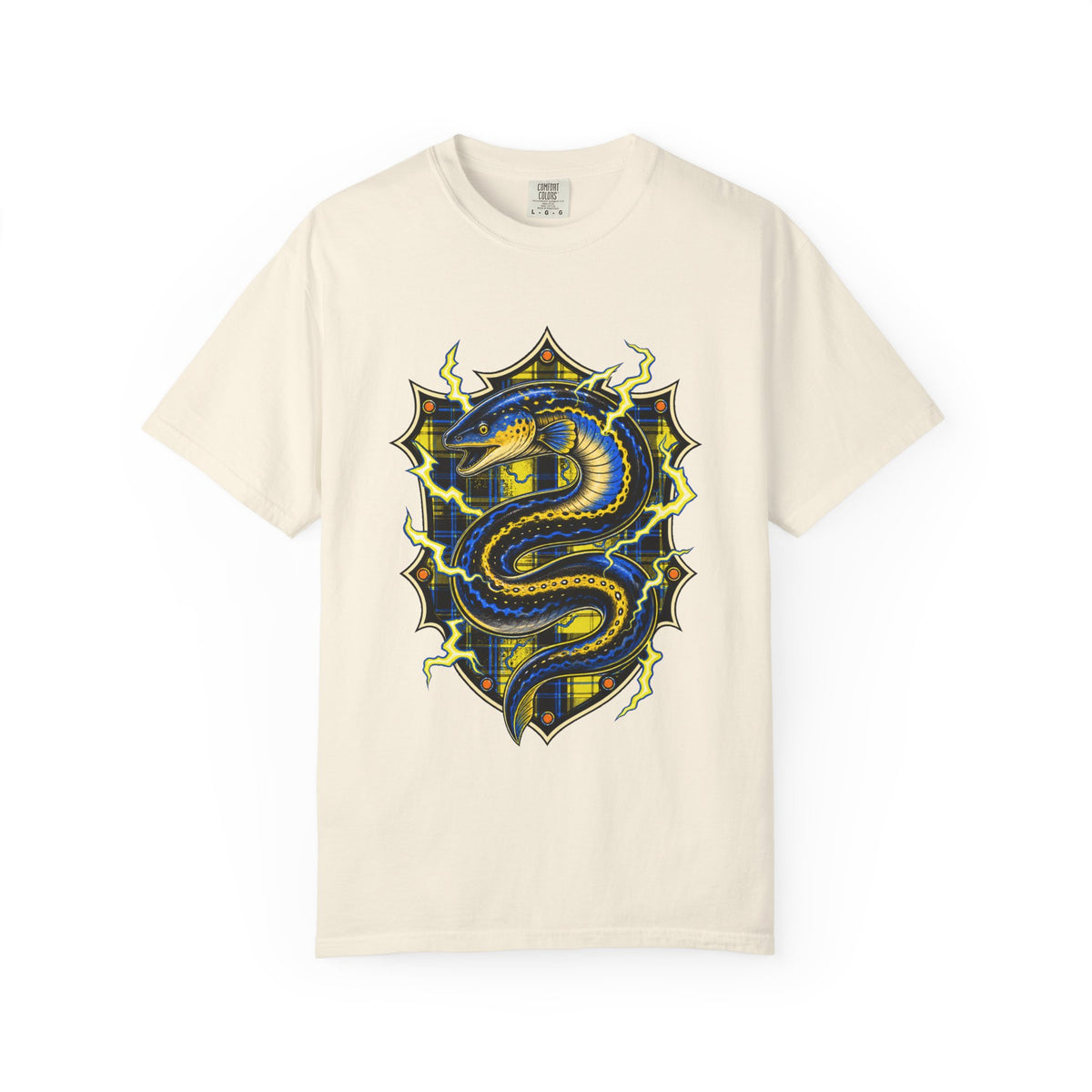 Acid Plaid Electric Eel Graphic Tee