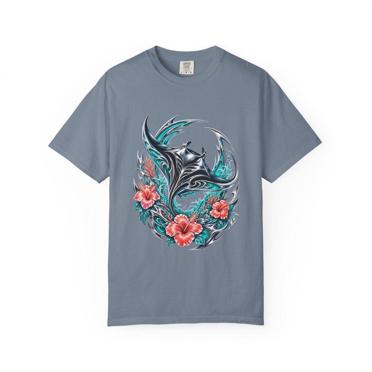 Chrome Reef Manta Sigil T-Shirt Graphic
