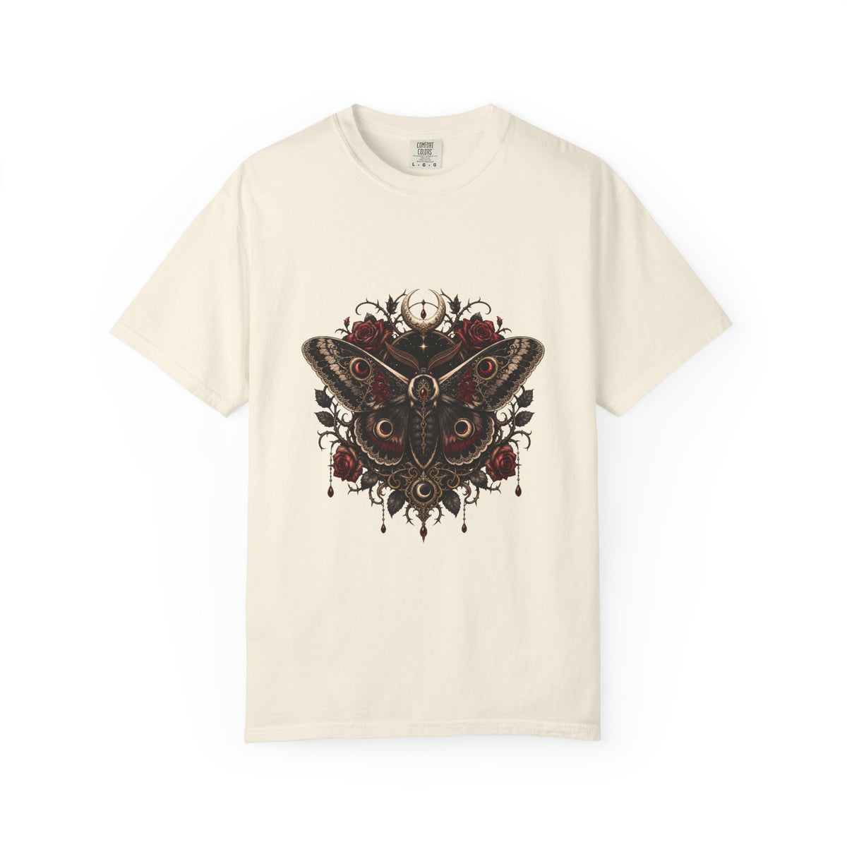 Gothic Moth Oracle T-Shirt Graphic