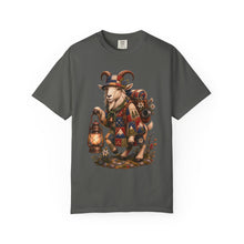 Quilted Highland Picnic Lantern Goat T-Shirt Graphic