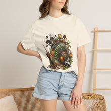 Solarpunk Orchid Snail Graphic Tee