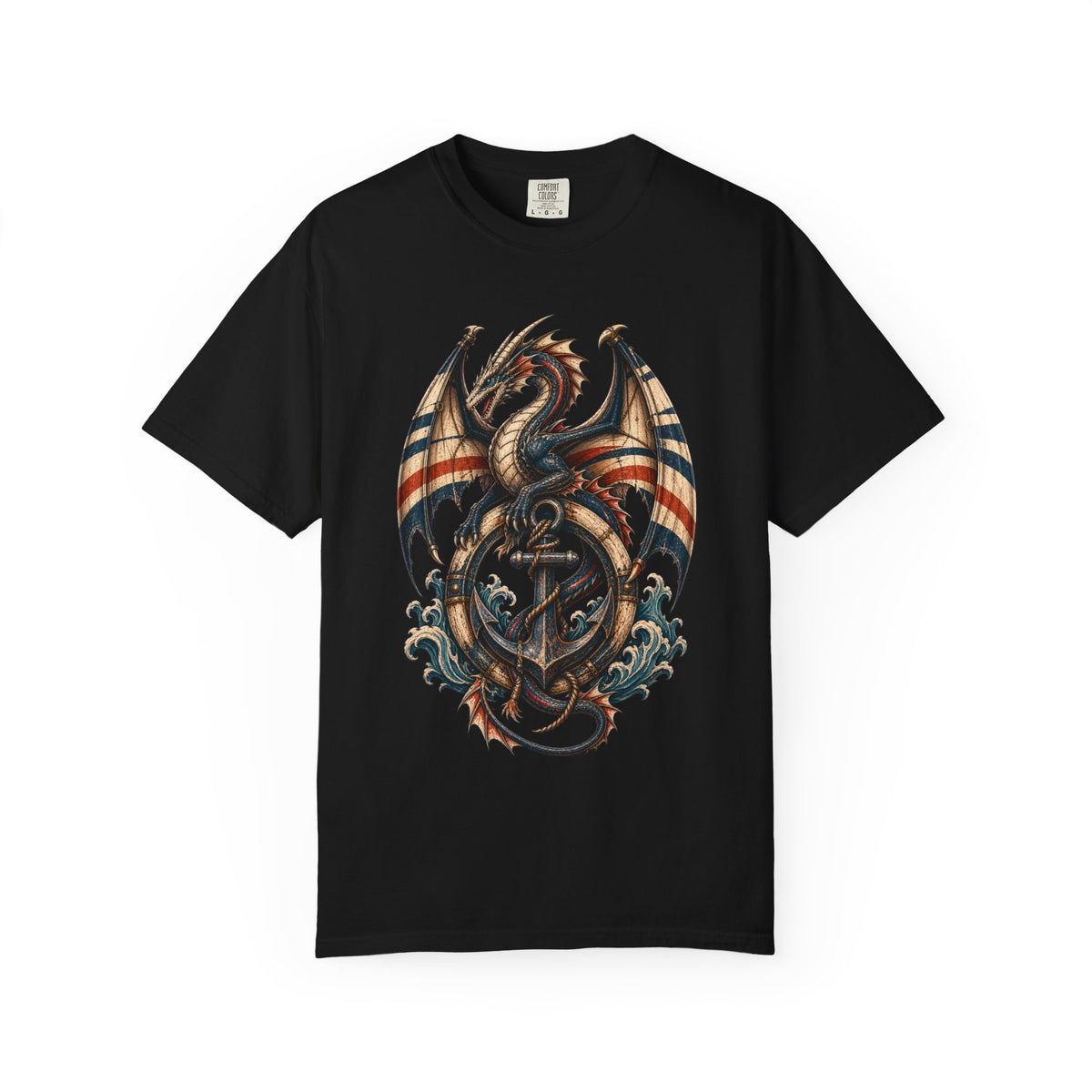 Deck Stripe Coastal Wyvern Graphic Tee