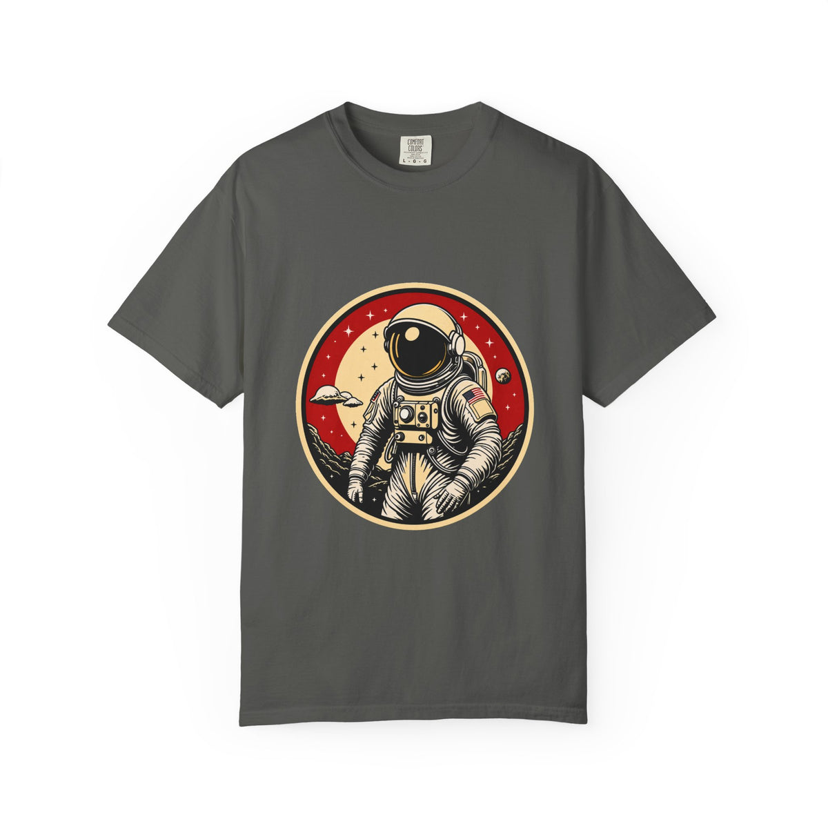 Retro Astronaut Badge T-Shirt Graphic