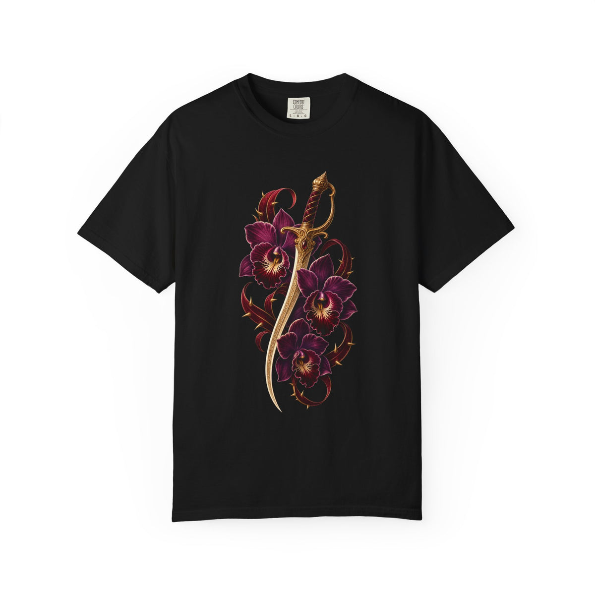 Velvet Orchid Saber Vamp Romantic Graphic Tee