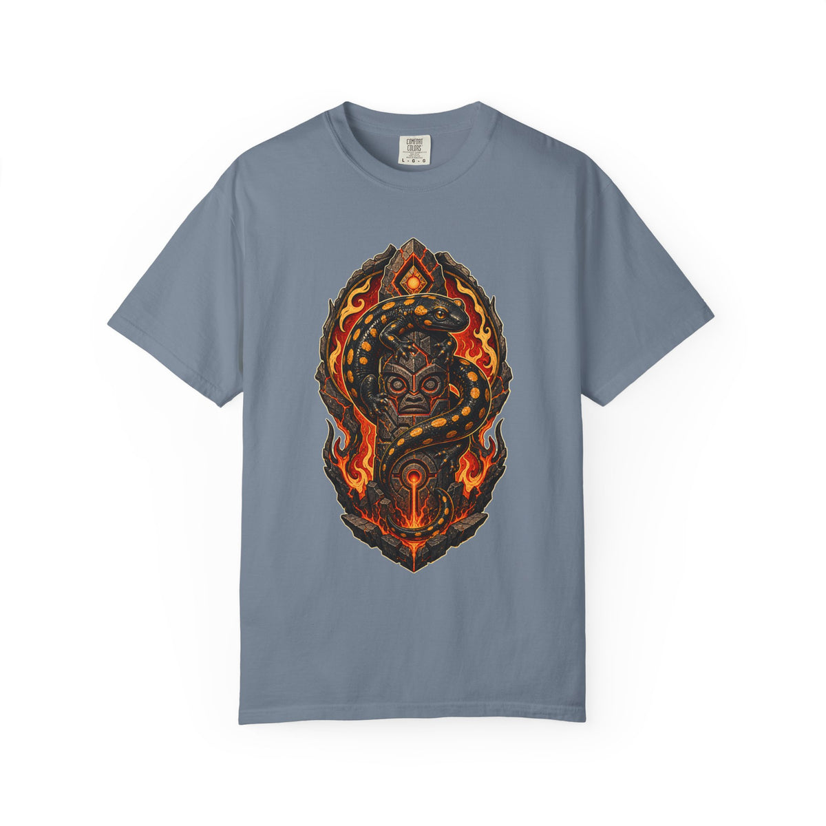 Lava Salamander Totem Graphic Tee