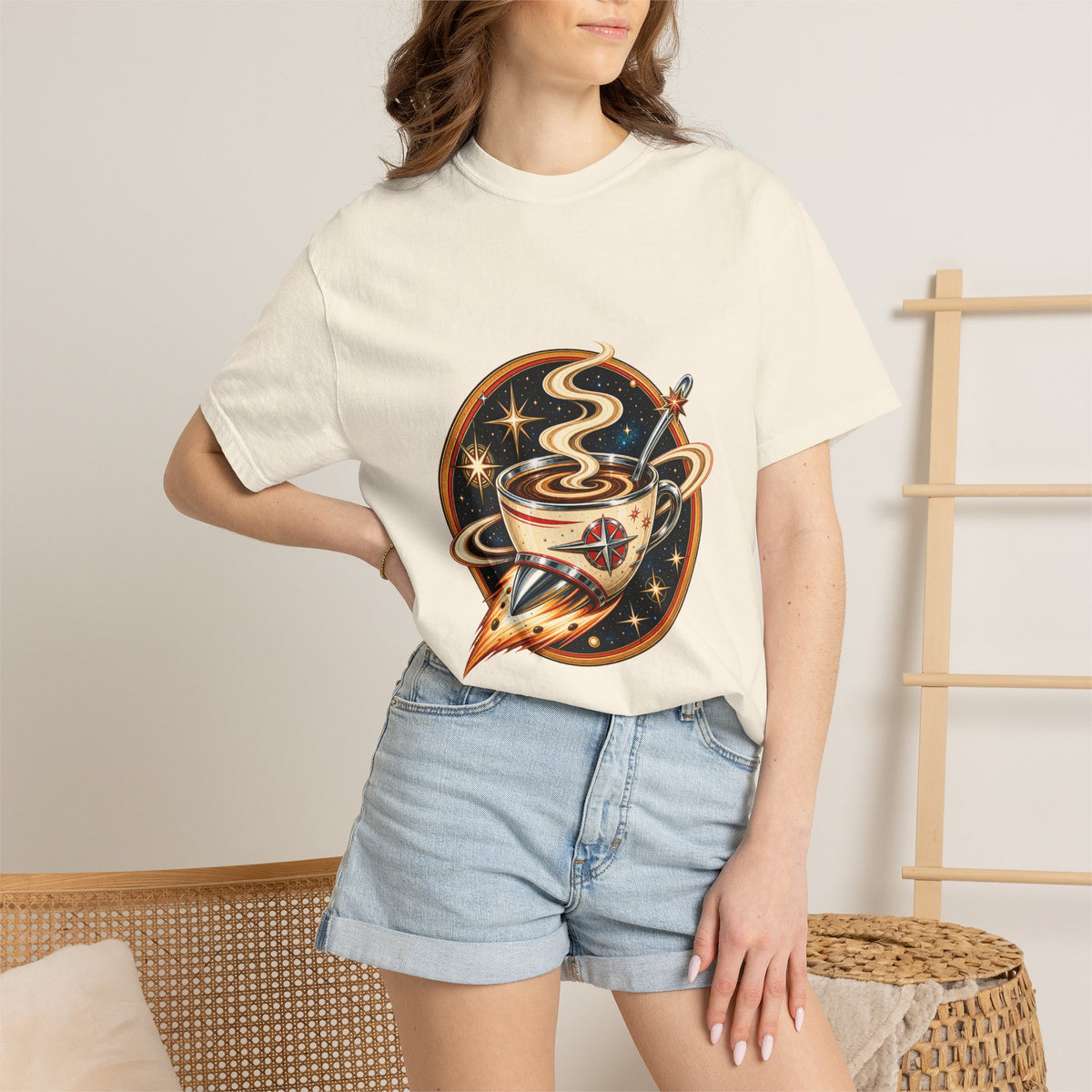 Coffee Comet Graphic T-Shirt