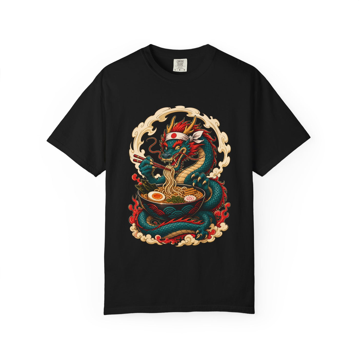 Ramen Dragon Chef Streetwear T-Shirt Graphic