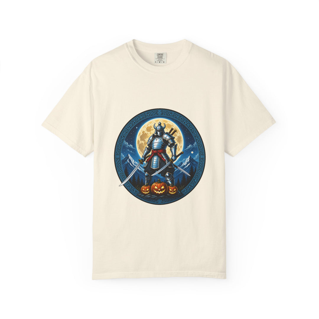 Moonlit Samurai Crest T-Shirt Graphic
