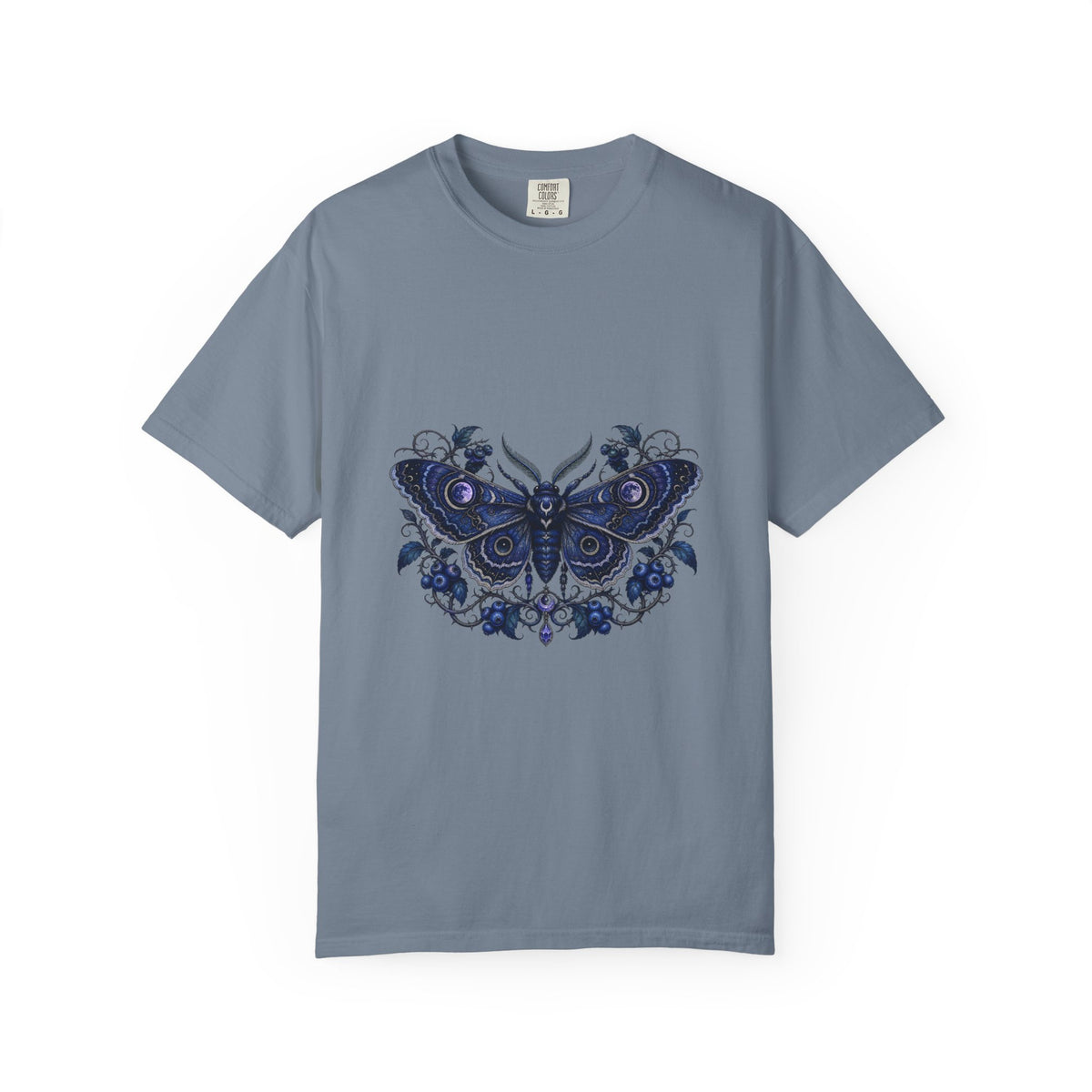 Gothic Blueberry Moth Graphic Tee