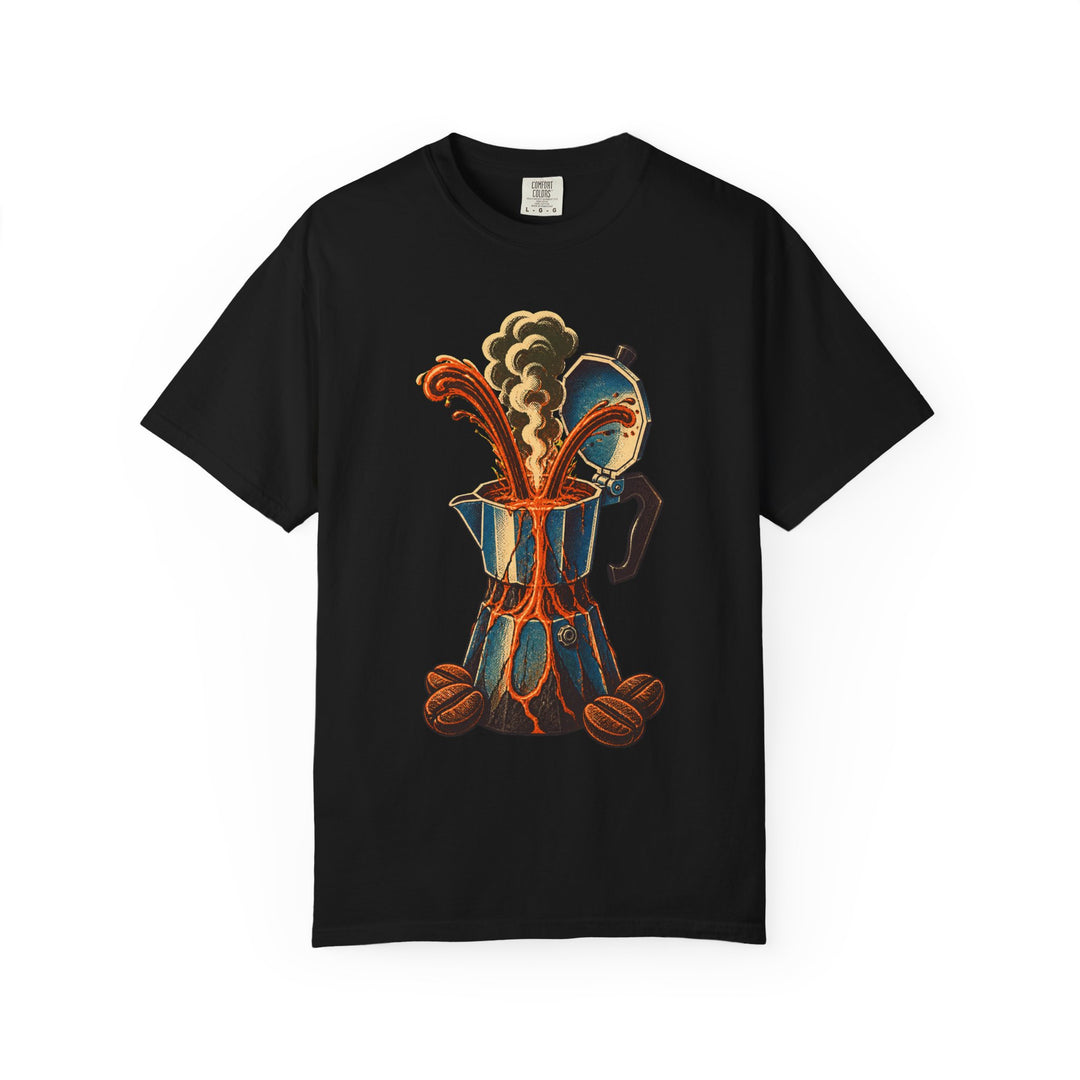 Moka Eruption Risograph Coffee Graphic Tee