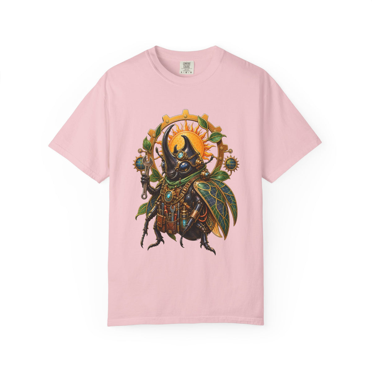 Solarpunk Beetle Mechanic Graphic Tee