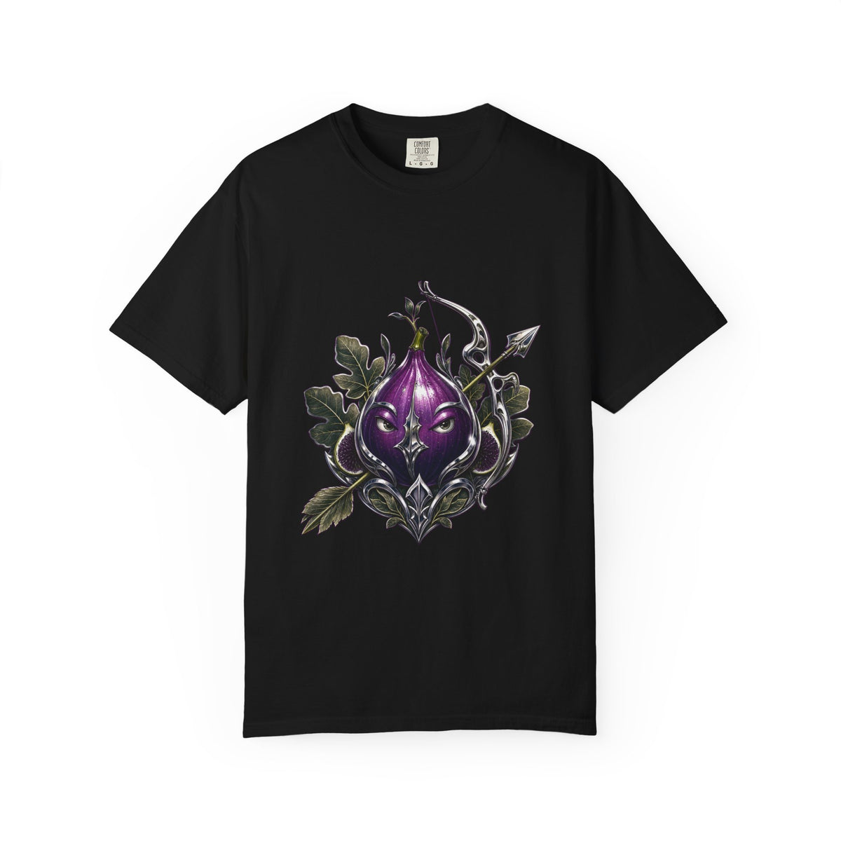 Chrome Botanical Archery Fig T-Shirt Graphic