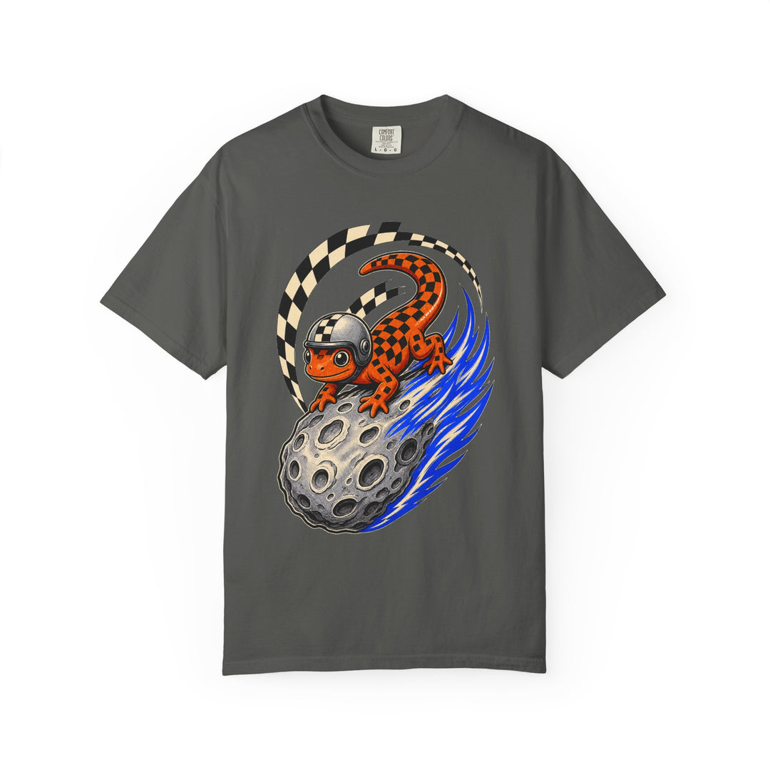 Checkerboard Meteor Newt Graphic Tee
