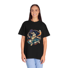 Cosmic Badminton Hare Sport T-Shirt Graphic