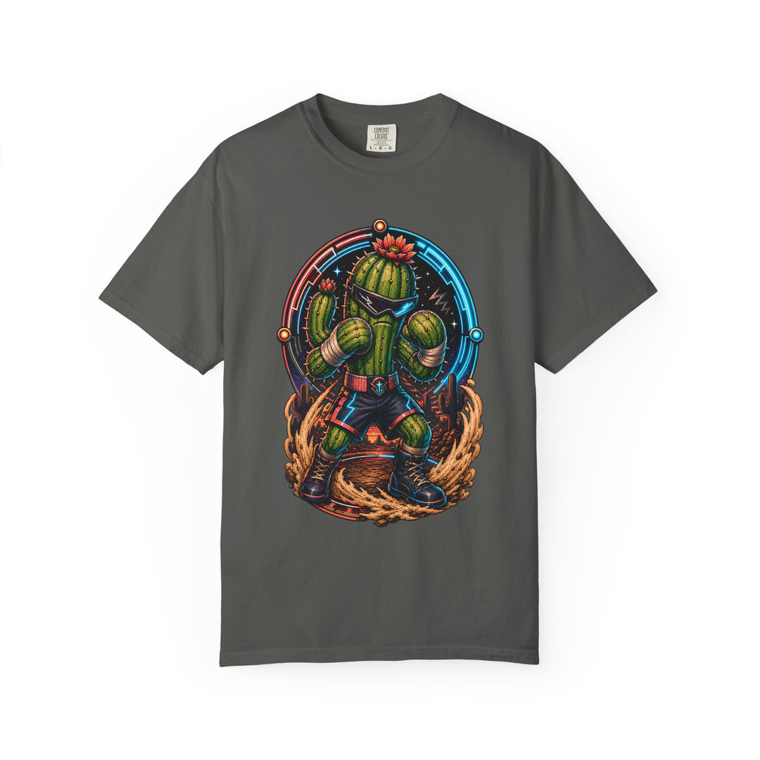 Cyber Cactus Boxer T-Shirt Graphic