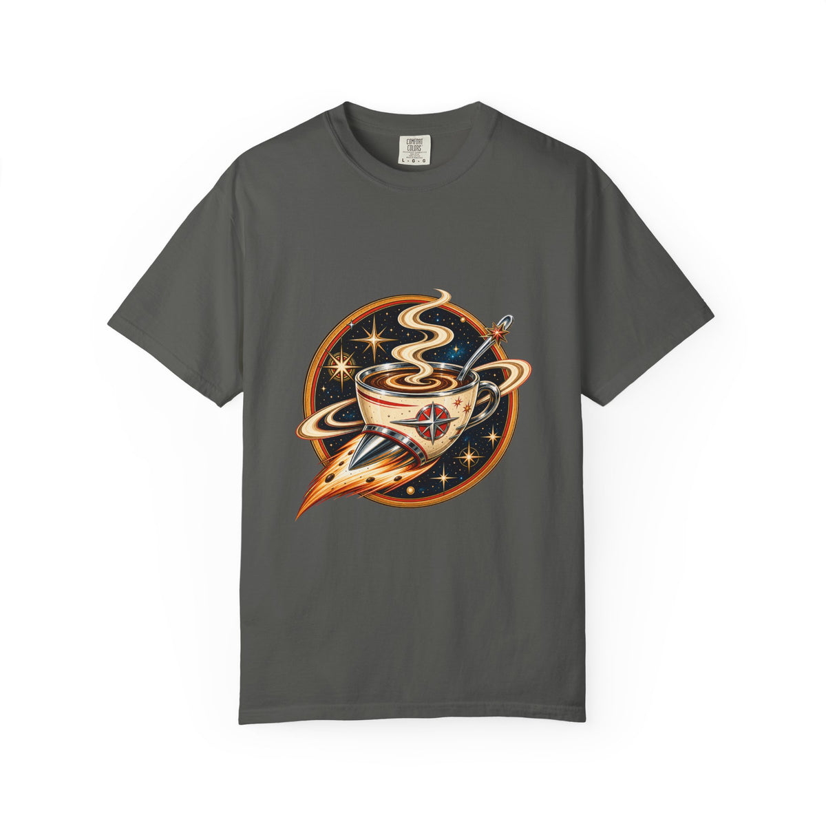 Coffee Comet Cosmic Diner T-Shirt Graphic
