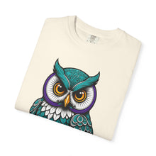 Teal Wise Owl Graphic T-Shirt Graphic