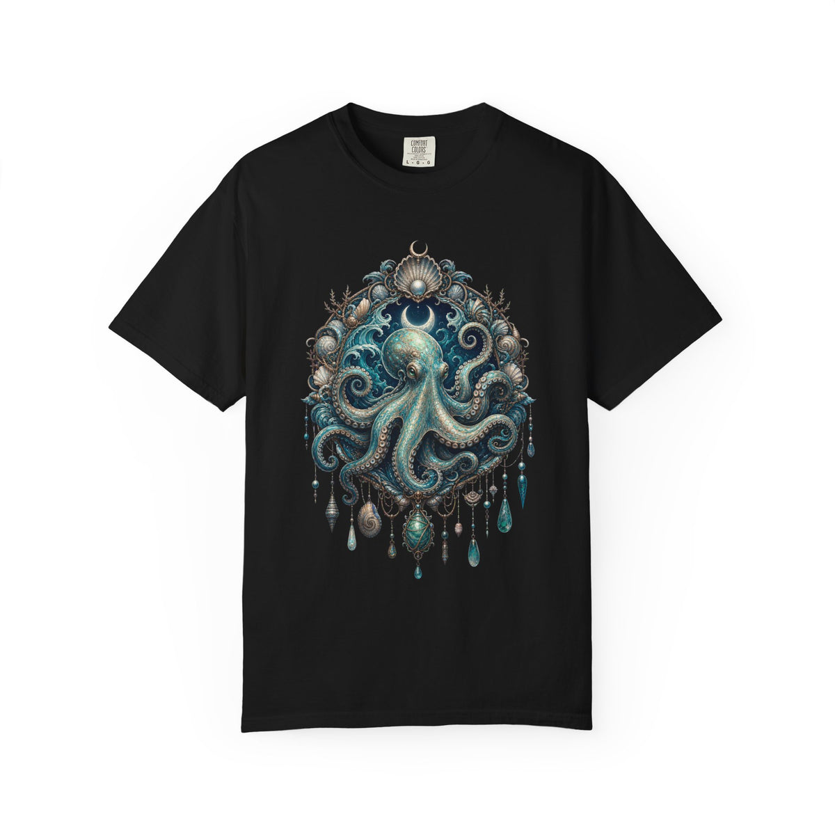 Sea Glass Octopus Oracle T-Shirt Graphic