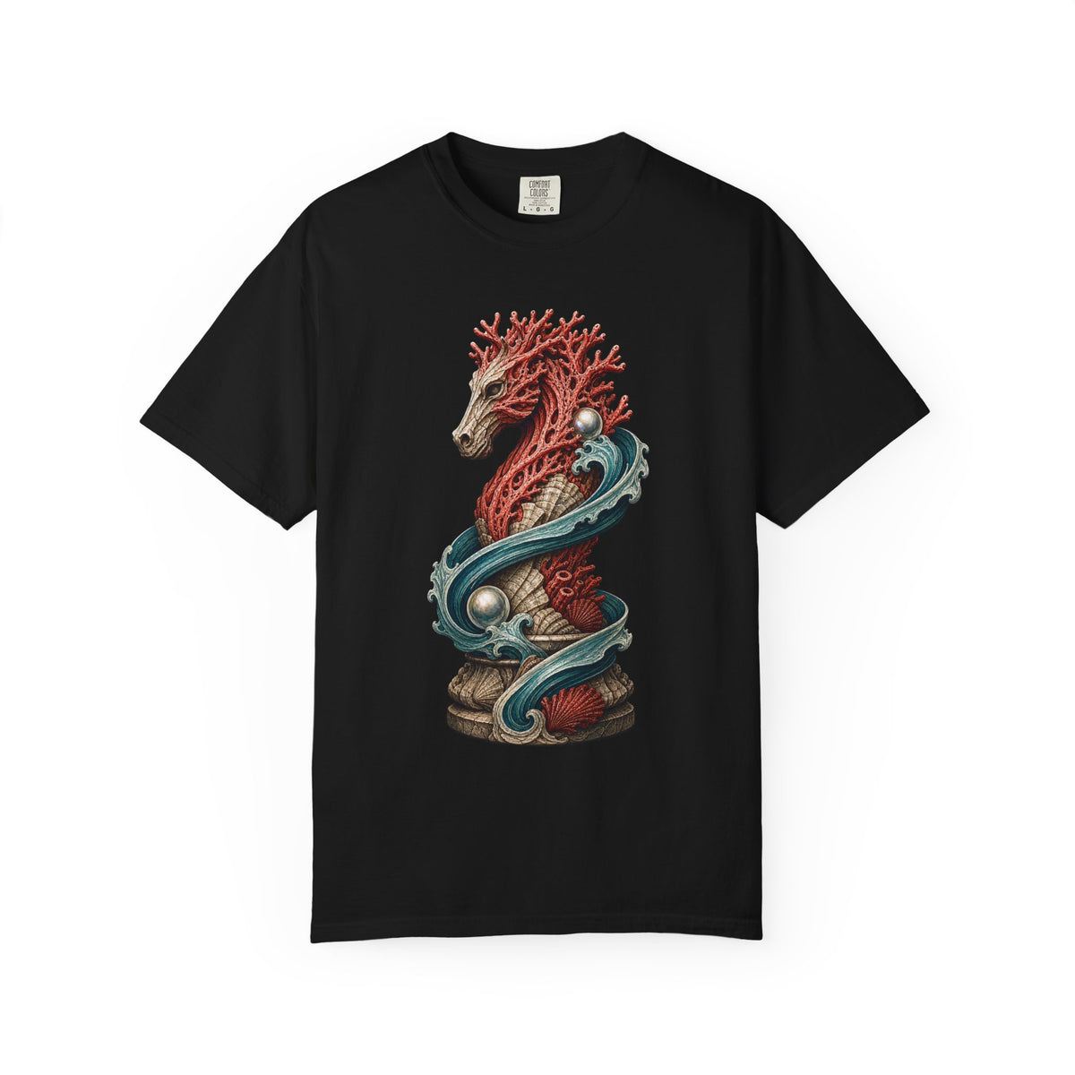 Coral Knight Tidal Chess Graphic Tee