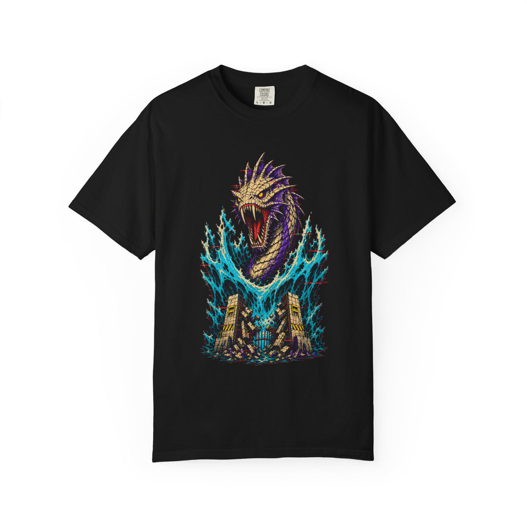 Tsunami Leviathan VHS Horror Graphic Tee