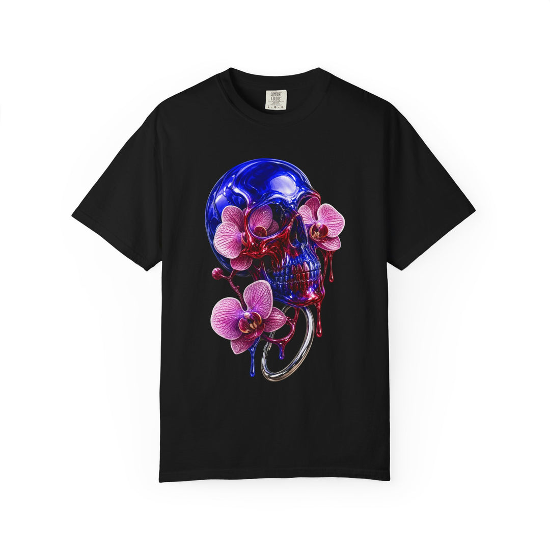 Jelly Resin Skull Orchid Graphic Tee