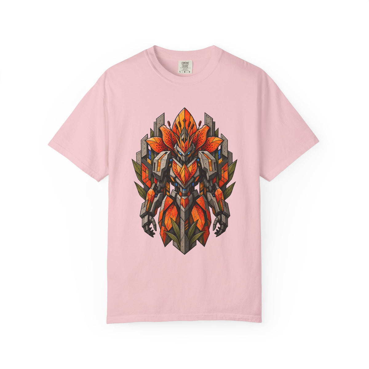 Brutalist Tiger Lily Mech T-Shirt Graphic
