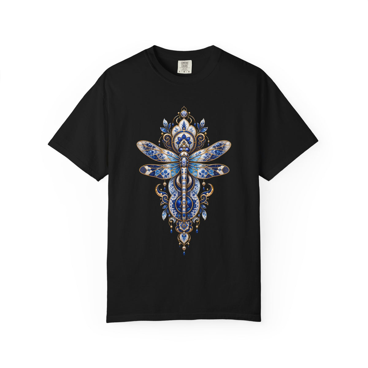 Porcelain Dragonfly Totem T-Shirt Graphic