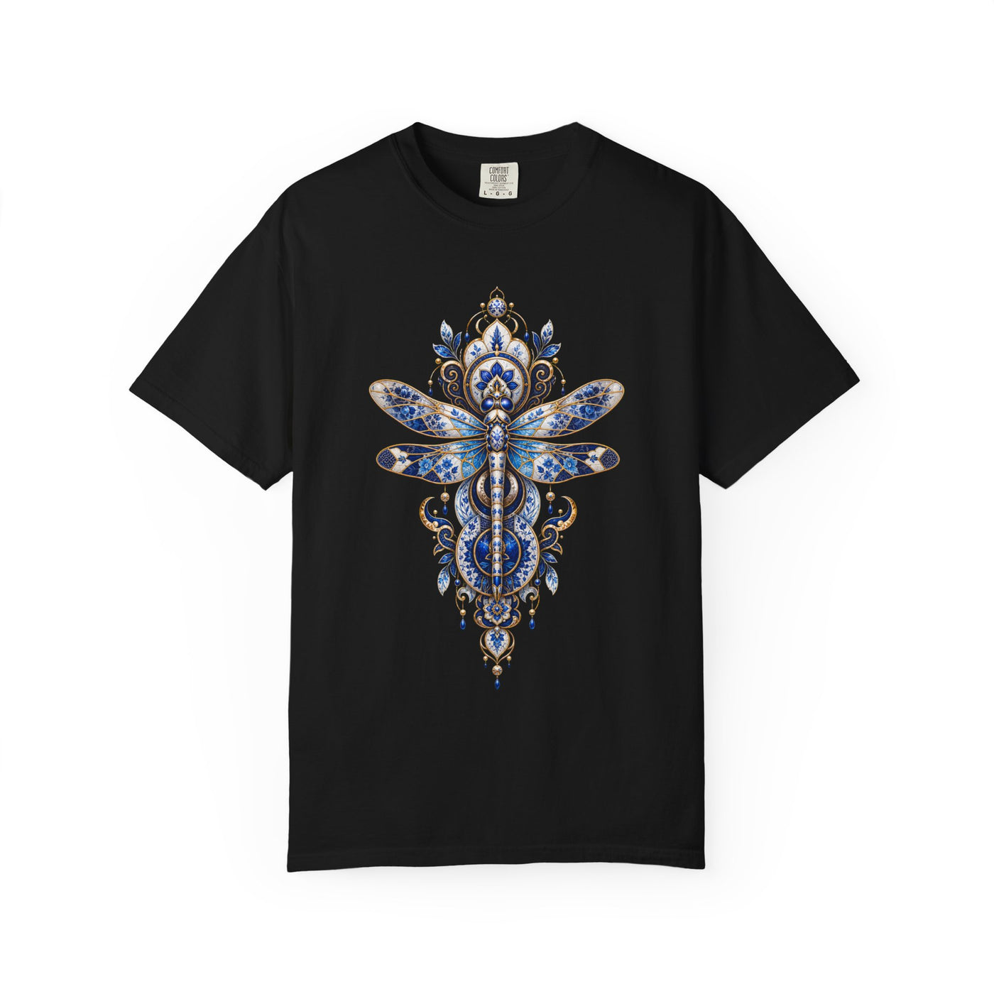 Porcelain Dragonfly Totem T-Shirt Graphic
