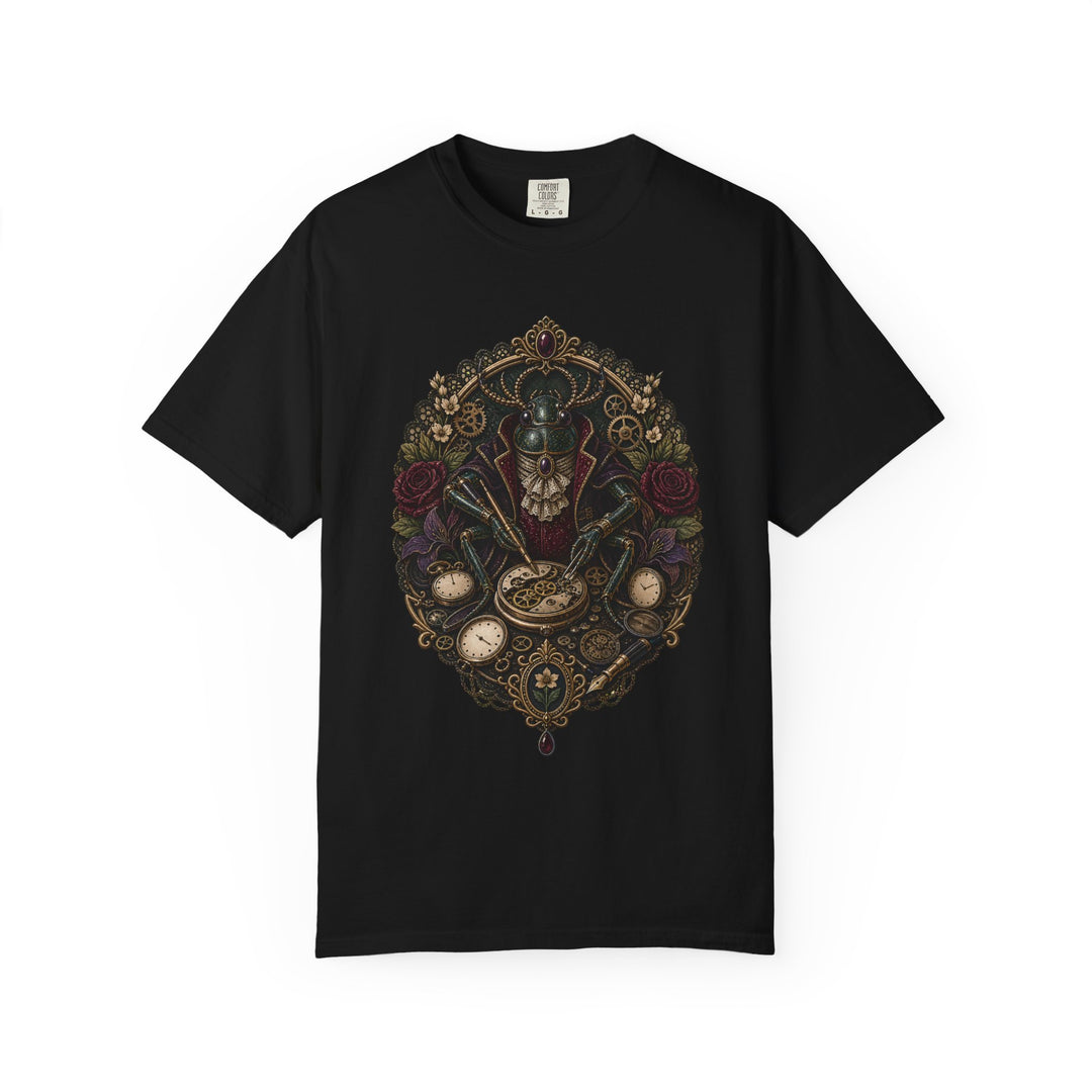 Poetcore Velvet Beetle Clockmaker T-Shirt Graphic