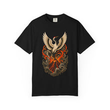 Tattoo Flash Volcano Crane Graphic Tee