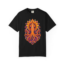 Psychedelic Sunflower Squid Graphic Tee