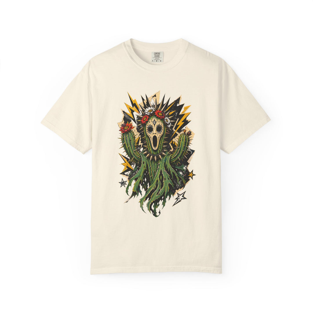 Punk Zine Cactus Banshee T-Shirt Graphic